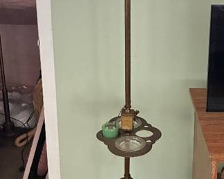Victorian brass lamp