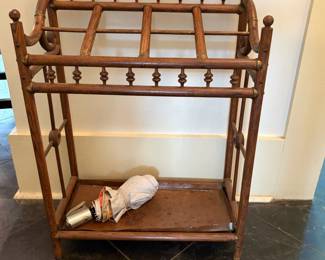 Bamboo umbrella stand 