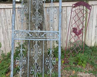 Wrought iron door