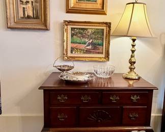 Mahogany lowboy