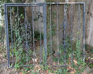 Wrought iron gates