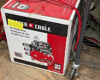 Porter cable air compressor, new in box
