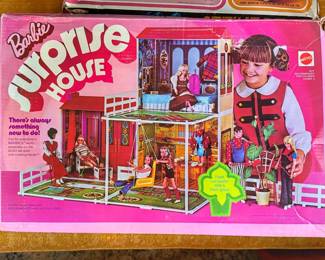 The vintage 1972 Mattel Barbie Surprise House (Model #4282)