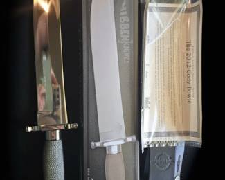 Gil Hibben Cody Bowie Knife Autographed Edition