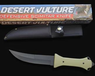 Desert Vulture Defensive Scimitar Knife