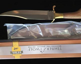 Timber Wolf Custom Series Bowie Knife