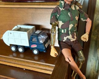Vintage Tonka Collection Truck, and Vintage Bionic Man