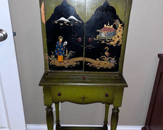 Vintage painted secretary