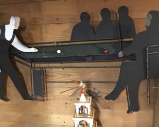 118. Metal bowling game decoration118.  