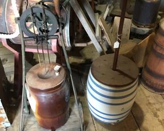 9.  Many butter churns available 