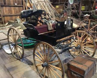28.  Several carriages and buggies 
