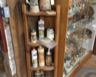 123.  Group of decorative beer steins