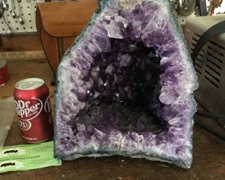  355.  Geode, approximately 22” high and 25 pounds 