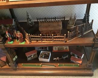 Farm sets, miniature people 377.