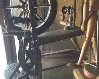 287.  Miniature spinning wheels 