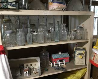 193.  Small glass jars available