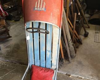 176.  Child sled with original paint