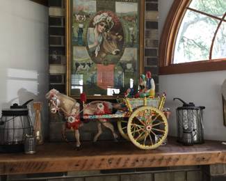 Horse and wagon 409.