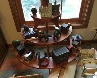 Antique collectible banks. 364
