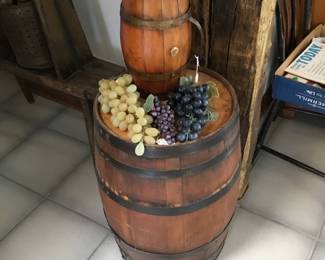 Wooden barrels 407.