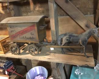 94.  Horse drawn wagon