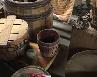 276.  Wooden barrels and baskets