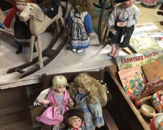 126. We have a huge selection of antique dolls
