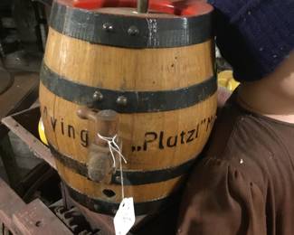 217.  Wooden wine or beer barrel