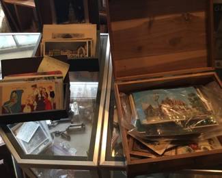 292.  We have many vintage postcards and greeting cards 