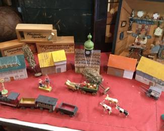 305.  Miniature town sets