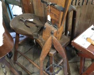 57.  Leather working equipment 