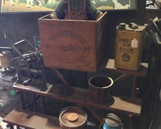 14.  Antique dairy equipment 