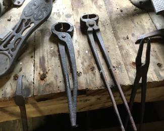 63. Huge assortment of antique hand tools