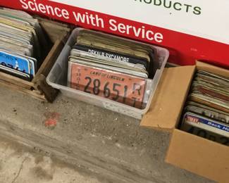273. Old license plates
