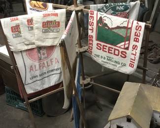 223.  Large collection of seed bags