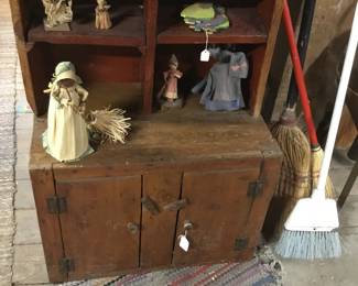 92.   Wooden children’s toy cupboard 