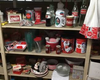 190.  Collection of Coca-Cola items