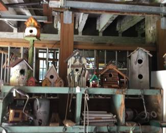 186.   Wooden bird houses