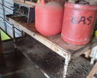 Several gas cans