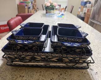 Temptations casserole sets and bundt pan(not pictured)