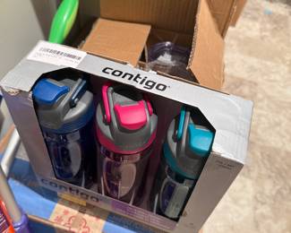New travel mugs for hot and cold- probably 20 of them!
