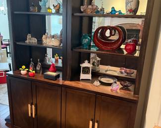 Shelving /cabinets. This is a matching pair sitting side by side