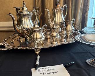 Wallace “Baroque” silver plate set