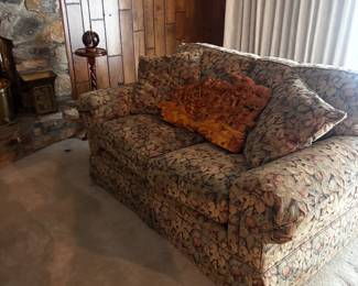 2 loveseats and matching curved couch by Highland House 