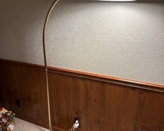 Mid century brass floor lamp