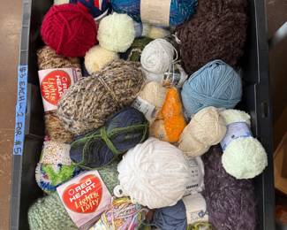 Yarn, lots more than this $3 each, 2 for $5