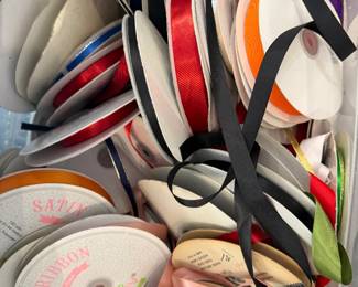 large spools of ribbon $5 each, 3 for $10 - some even less if not full