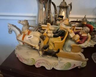 Decorative Figurines, Silver Plate,