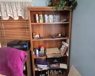 Books, Bookcases, Plants, Media