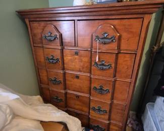 Solid Wood Tallboy Dresser